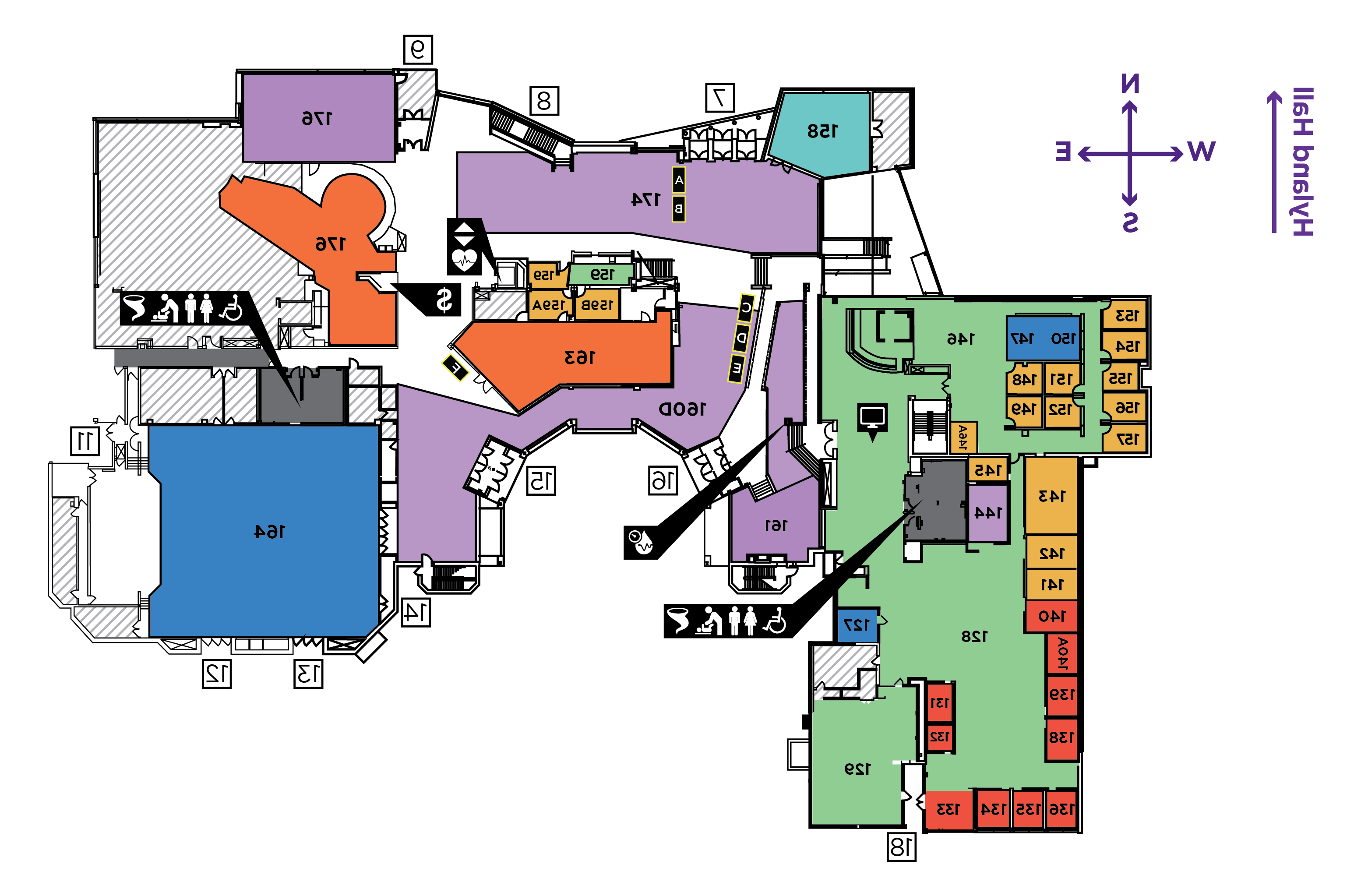 UC maps and hall tables